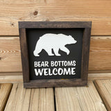 Bear Bottoms Welcome Sign - BL