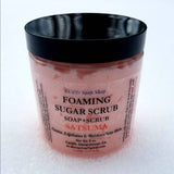 Satsuma Foaming Sugar Scrub - HandmadeSask