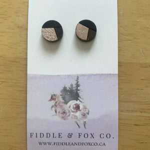 Wood earrings