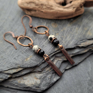 Jasper & Copper Earrings