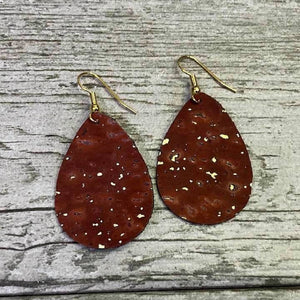 Amber Rayne Designs Cork earrings - Small cork