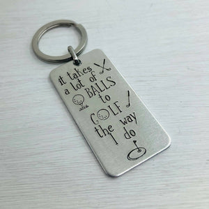 Large Metal Rectangle Keychains