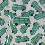 Camper Van Blue Weatherproof Sticker