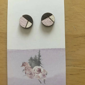 Wood earrings