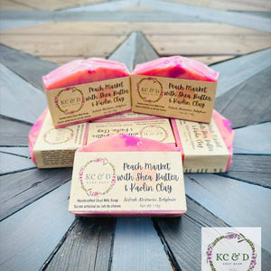 Goat Milk Soap: Peach Market