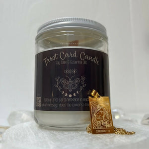 Tarot Card Candle